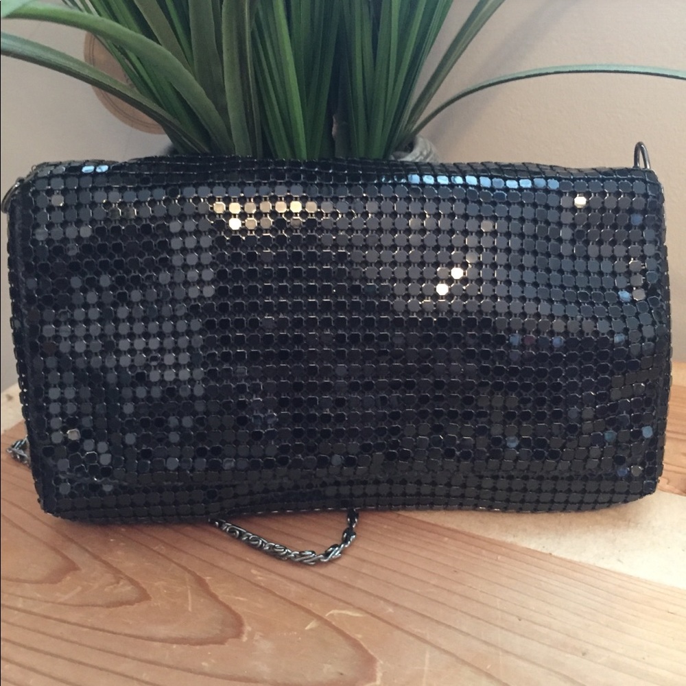 Loft Black Evening Purse with strap